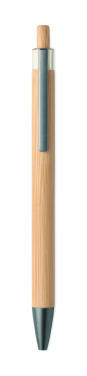 Logo trade promotional product photo of: Push button bamboo pen